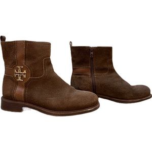 Tory Burch Brown leather ankle boots